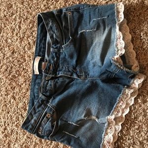 juniors jeans with lace